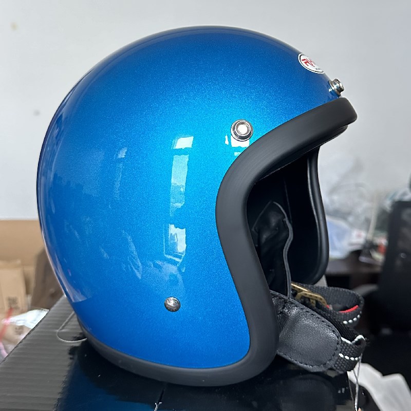 Vintage Motorradhelm Fiberglas Motorradhelm kleiner Helmkörper_voghion.com