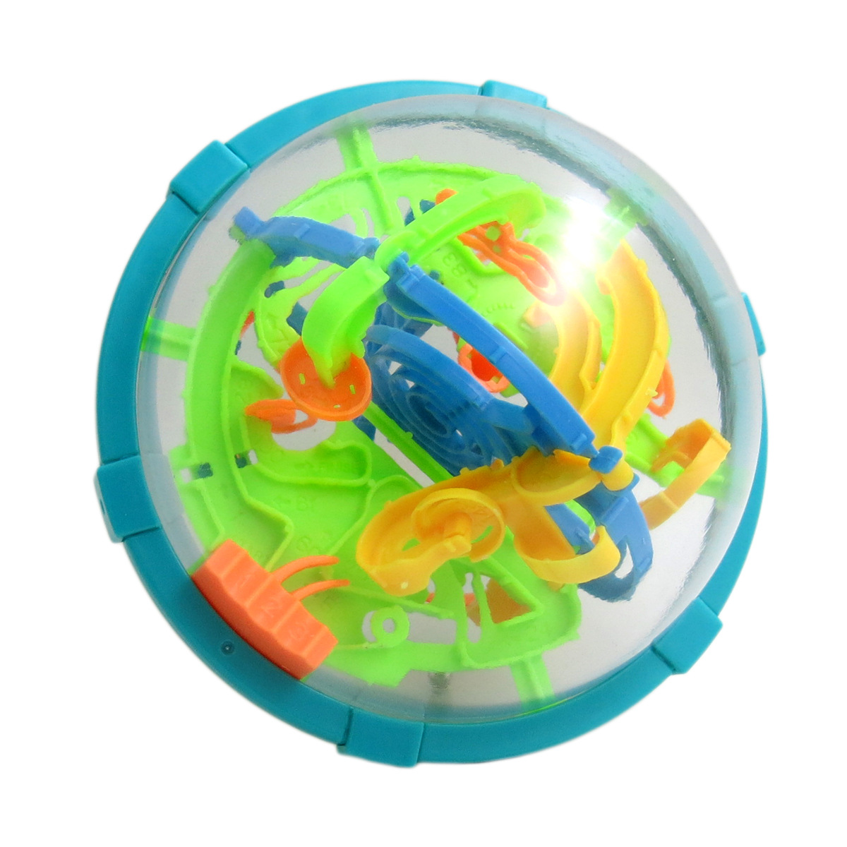 Bola de equilibrio Qizhi para niños Bola de laberinto Bola de concentración de juguete Entrada de mano Laberinto Bola de laberinto de 100 pases