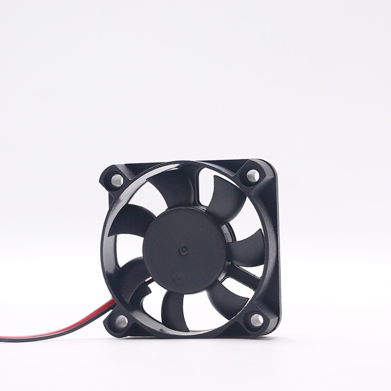 Factory Direct Sale 5010 Mini Cooling Fan with 2 Wires, Oil-impregnated, DC 5V/12V/24V, Silent 5cm DC Industrial Fan