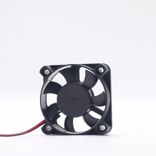 Factory Direct Sale 5010 Mini Cooling Fan with 2 Wires, Oil-impregnated, DC 5V/12V/24V, Silent 5cm DC Industrial Fan