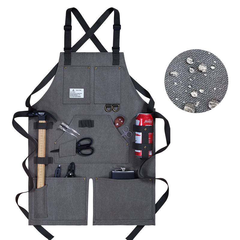 X001 impermeable negro y gris