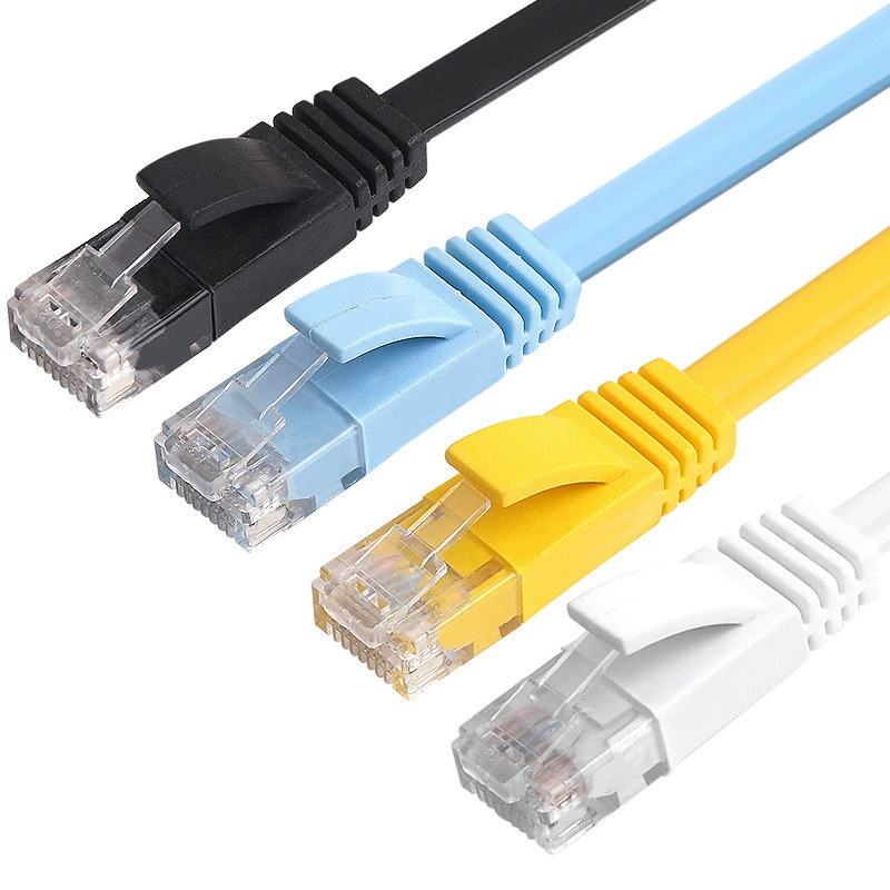 Плоский кабель CAT6E для компьютерной сети плоский переходной кабель 6 типов сетевой линии супер-шесть сетевые маршрутизаторы подключающие кабели