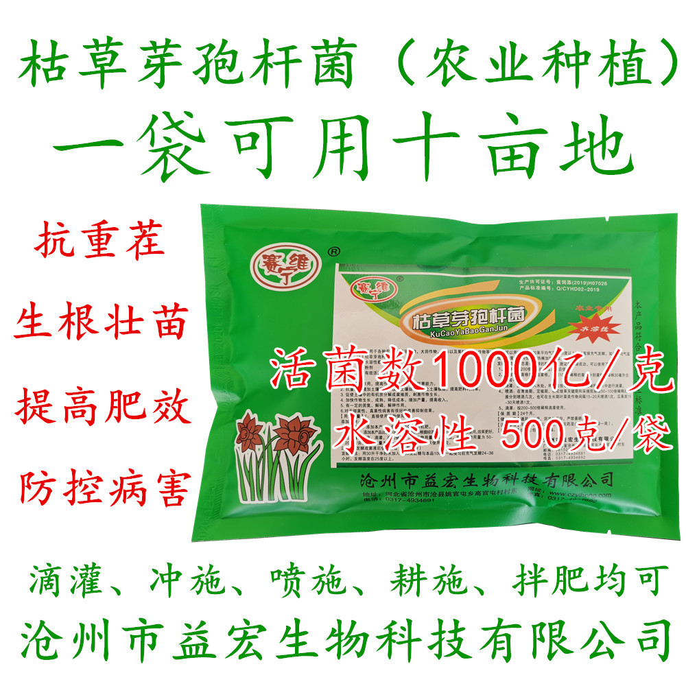 枯草芽孢杆菌（ 农业种植专用菌 ）水溶性包邮果蔬大棚抗重茬肥料