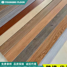 商用石塑地板 成品木纹地板商用耐磨防水SPC拼扣塑料地板