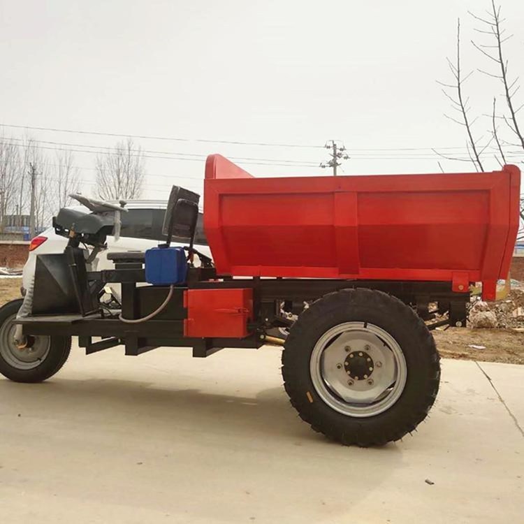 小型柴油三轮车 工程自卸翻斗车  载重王工程电动拉货车