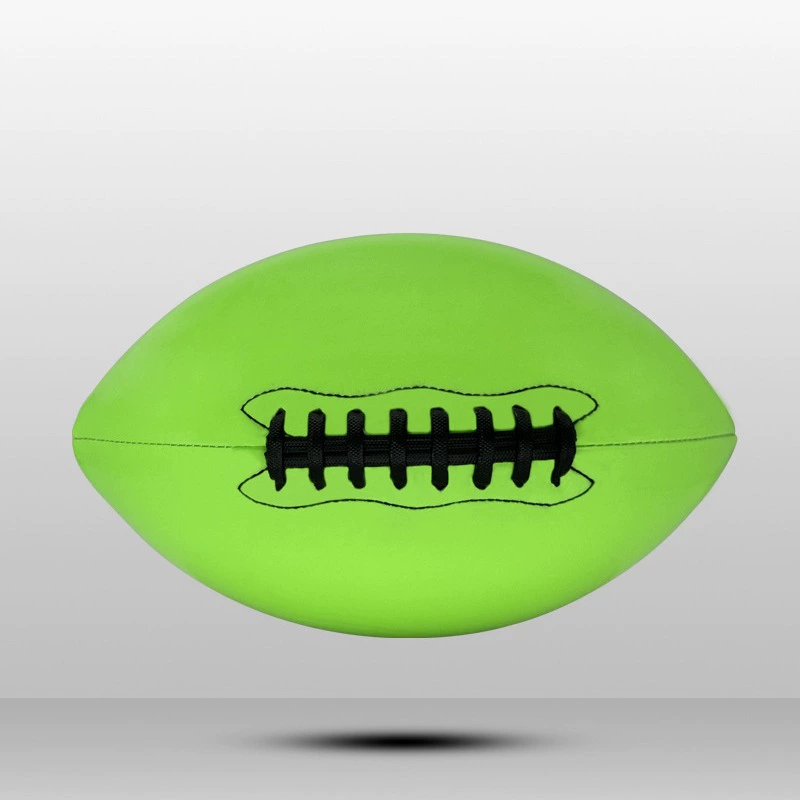 Трансграничные поставки светящихся флуоресцентных футбольных мячей, тренировочных мячей американского стандарта, размеры 6 и 9.