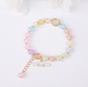 S020 - Pulsera explosión de color mixto con perro de orejas largas#tamaño 427