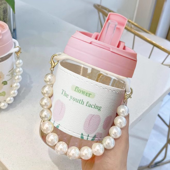 ♤[New Style] 펄컵-핑크뚜껑-빅펄(해바라기가죽케이스)