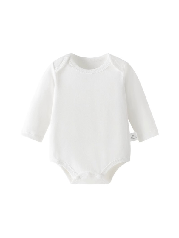 ベビーローブ春と秋の三角長袖ベビーコットン0-1歳の女の子用ジャンプスーツ2025|undefined