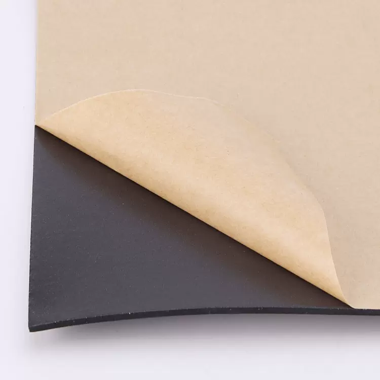 黑色EVA泡棉胶垫海绵单面胶垫隔音防震撞密封泡沫胶垫规格都可做