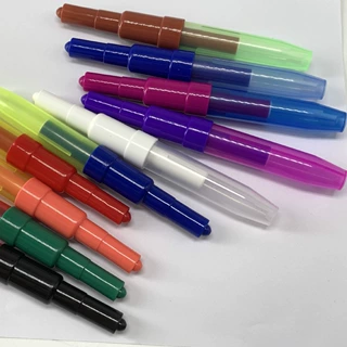 丙烯马克单头笔供应小孩绘画本不透色可变色吹吹笔喷画笔