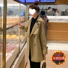 短款风衣女2025春秋新款高级感外套女英伦风中长款宽松显瘦上衣潮