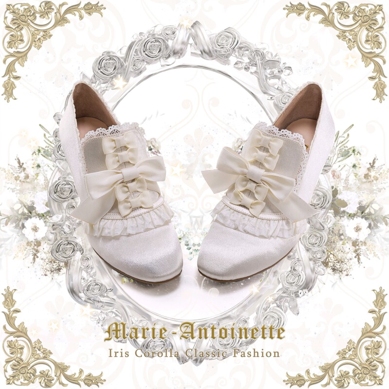 Japanese-Style Lace Bow Pink Fashion Shoes Lolita Lace Cute Versatile Soft Girl Jk High Heels Japanese-Style Lace Bow Pink Fashion Shoes Lolita Lace Cute Versatile Soft Girl Jk High Heels