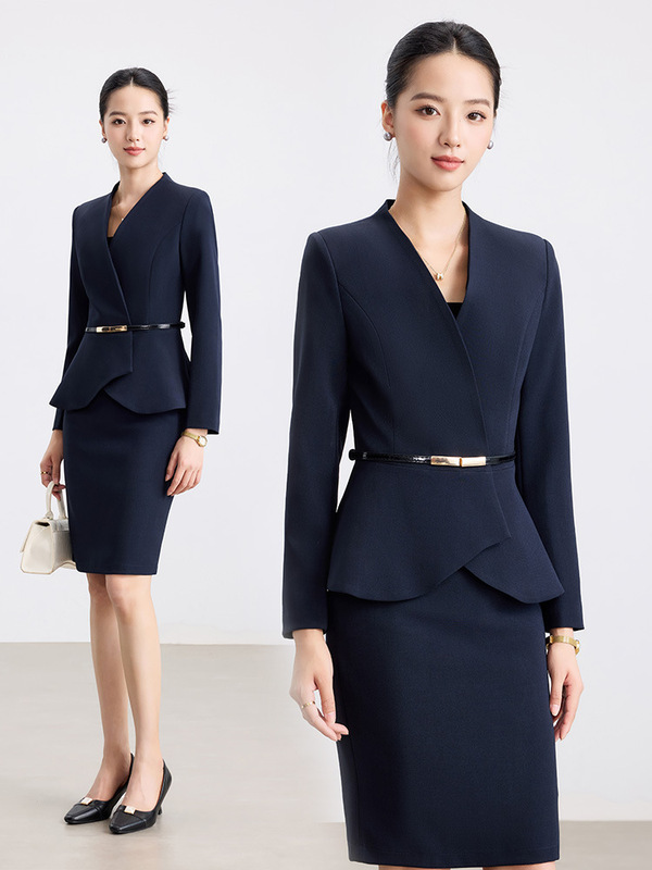 医美酒店前台西装套装女工作服OL通勤美容师珠宝金店职业装女正装|undefined