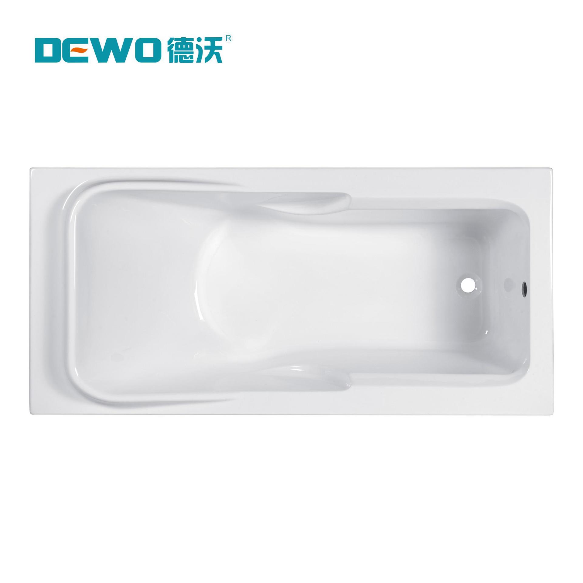 Devo Bathroom Hotel Engineering Household Acrylic Embedded Optional All-in-One Adult Bathtub