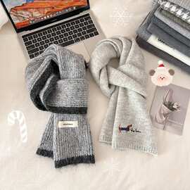2026新款品质围巾女冬氛围感圣诞礼物保暖围脖百搭软糯披肩批发