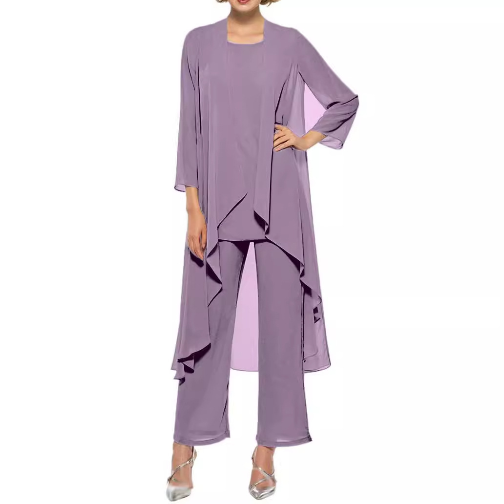 Summer shiffon fashionable fitted evening dress