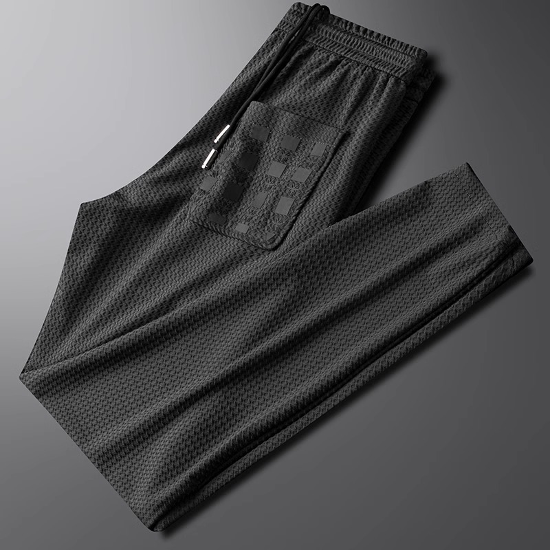 Men's summer elastic silk thin fashionable breathable quick dry…