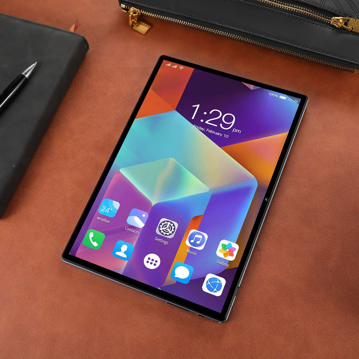 Учебный планшет 10,1 дюйма, экран с защитой глаз, Android 13, модель для студентов, пример 12ГБ+512ГБ