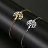 Sophisticated bracelet stainless steel, accessory suitable for men and women, does not fade, wholesale