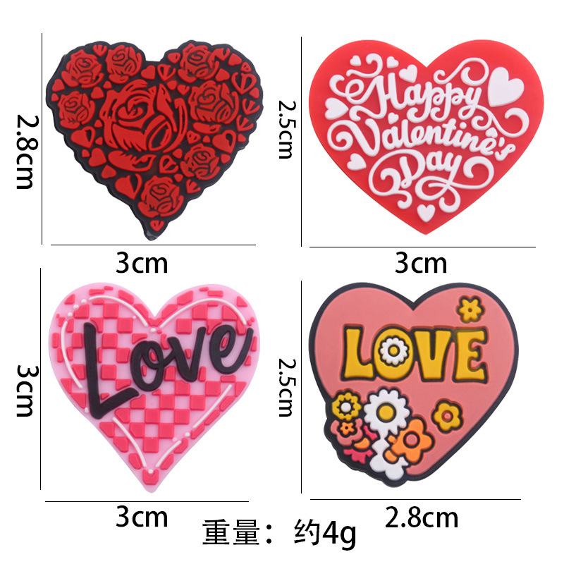 Productos creativos para bebés DIY caricatura amor perlas de silicona juguetes de goma de plástico para bebés molar tetina cadena accesorios de pulsera