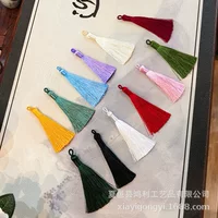 Фабрика Прямая продажа 8CM Короткий пухлый колос Кулон Древний стиль Hanfu Закладка Китайский стиль тянуть круг с бахромой Аксессуары