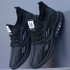 2022新款男鞋休閒韓版夏季透氣運動跑步鞋布鞋老爹鞋子男潮鞋