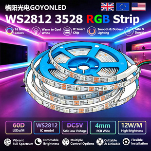 LEDܛ���l3528�òʟ��l 1��60��4MM�װ� IP20����WS2812ܛ��