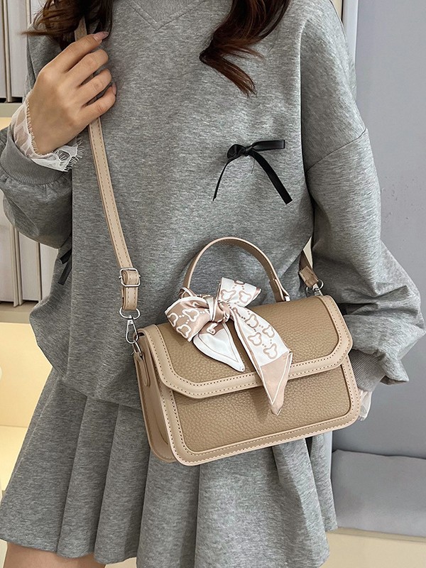 Niche Zhong lujo ligero de textura alta bolso de mano pequeño para mujeres 2025 nuevo cross-border color de contraste universal bolso de hombro