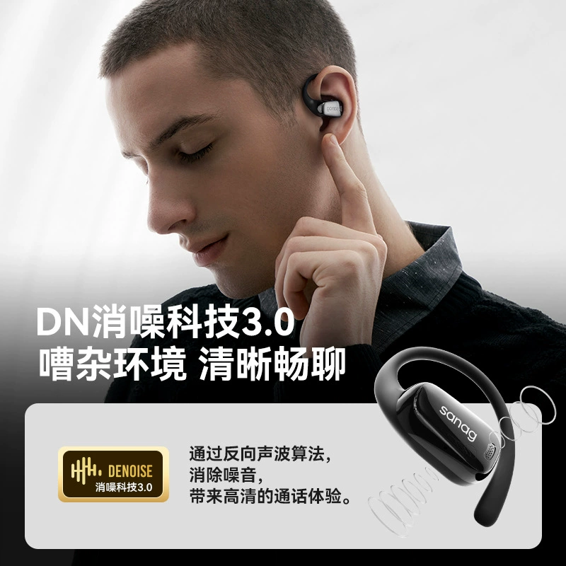 Серебряные сережки, беспроводные наушники, Bluetooth, C30, 30S