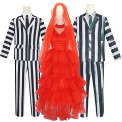 ハロウィンコスチューム ディアボロスマスター cos 衣装ビートルズジュース 2 服コスプレキャラクターパフォーマンス衣装在庫あり