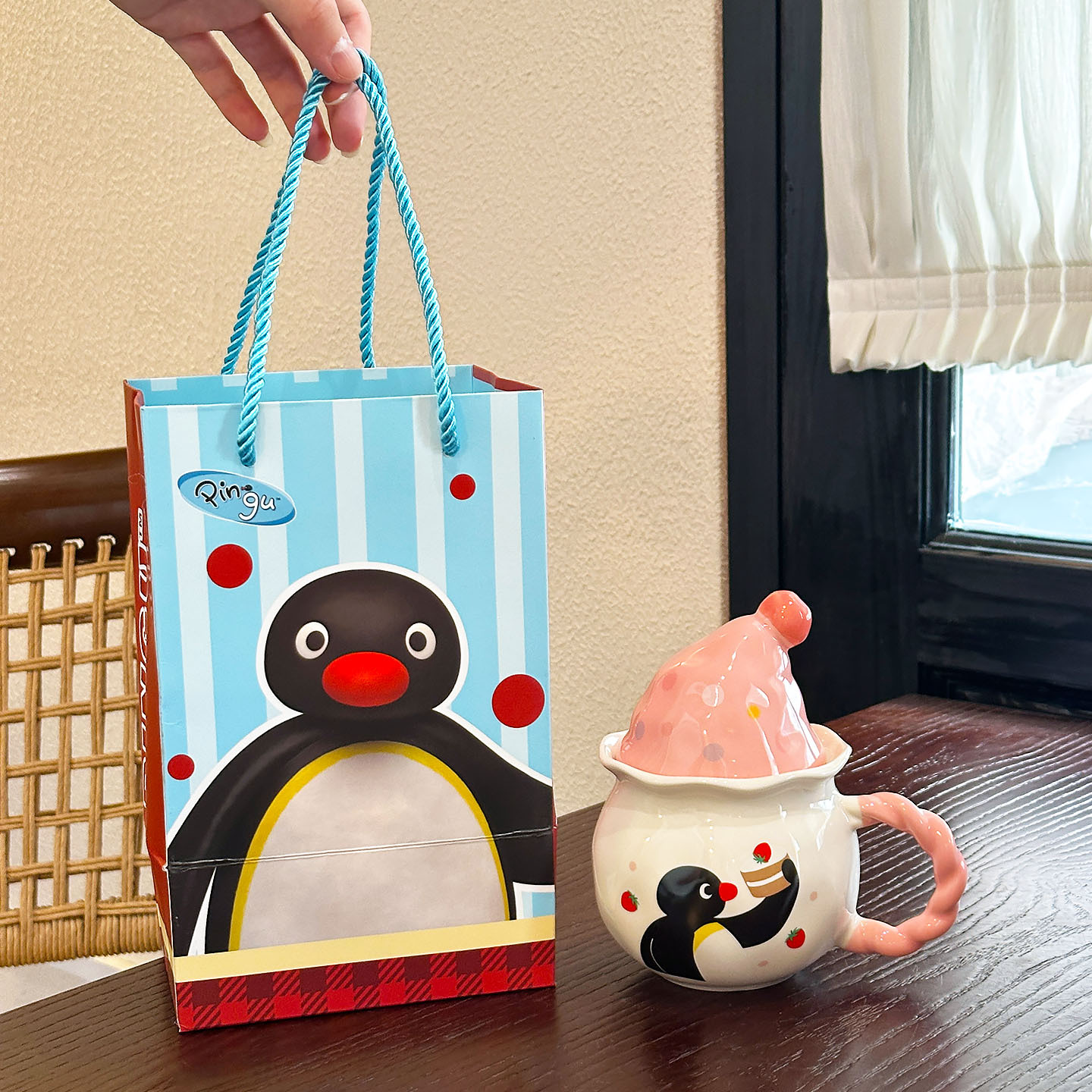 Rosa + bolsa de regalo