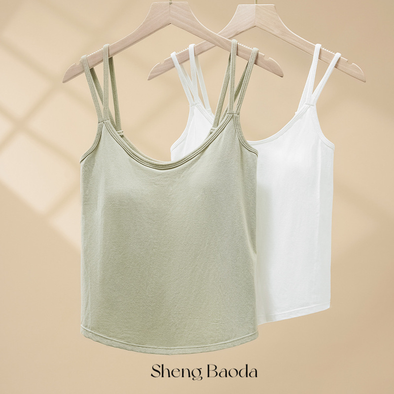 Wholesale Camisole Underwear for Women with Padded Tube Top to Wrap Breasts and Prevent Exposure, Summer Thin Inner Bottoming Vest Modal Wholesale Camisole Underwear for Women with Padded Tube Top to Wrap Breasts and Prevent Exposure, Summer Thin Inner Bottoming Vest Modal