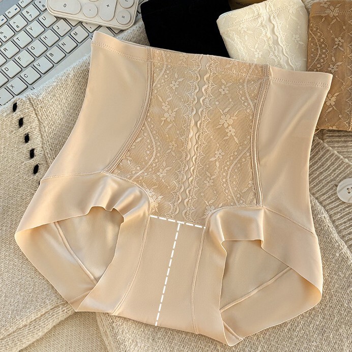 2026 High-Waisted Light Tummy Control Ice Silk Panties for Women, Invisible Seamless Comfortable Shapewear Women's Boxer Briefs