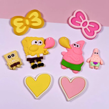 饰品手机壳DIY海绵宝宝派大星冰箱贴PVC装饰小配件二次元风潮玩