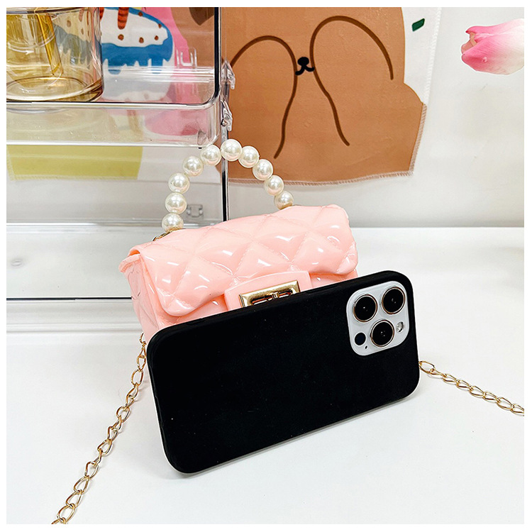 Square Shape Mini Size Women's Mini All Seasons Pvc Fashion Handbag