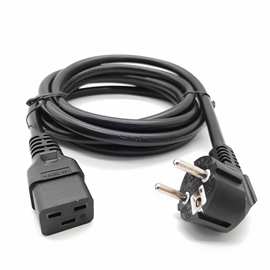 厂家批量生产C20/C19对插电源线公母对插延长线 品字尾电脑连接线