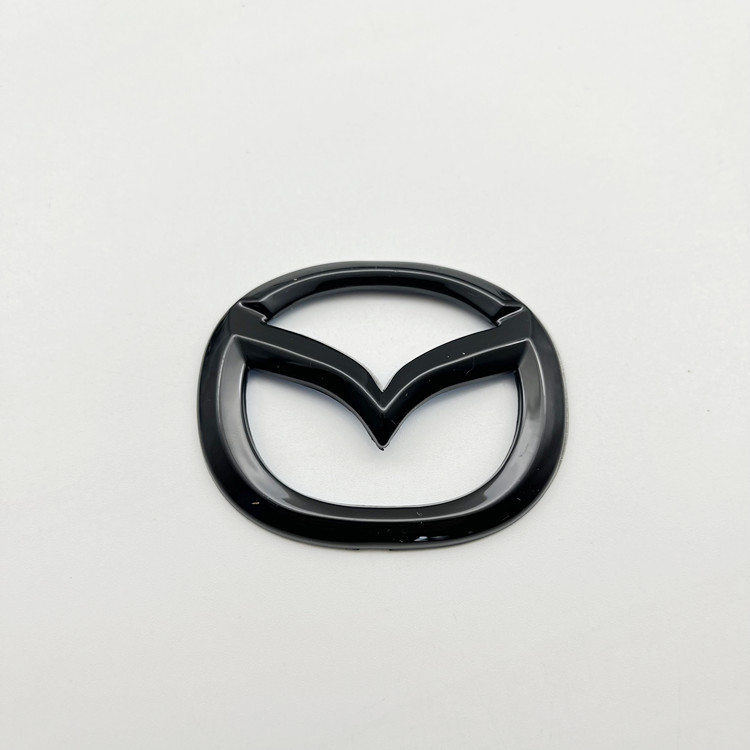 Suitable for Mazda Cx-4 Car Logo Atez Cx50Cx30 Angkesela Carbon Fiber Pattern Steering Wheel Labeling Cover