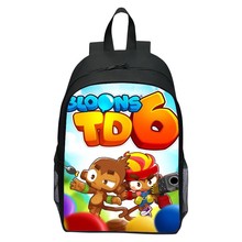 16寸儿童书包气球塔防Bloons TD大中小学生背包男女幼儿园双肩包
