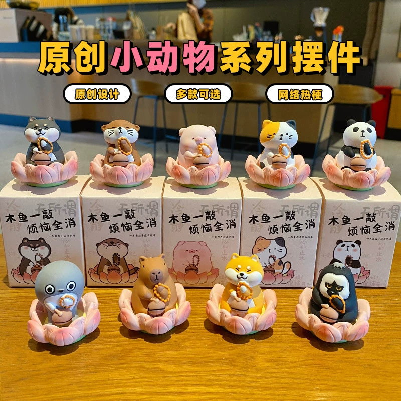 Удачи и благословений, милые фигурки ручной работы с эффектом высокого класса, фигурки из смолы для украшения офисного стола, новый стиль для женщин.