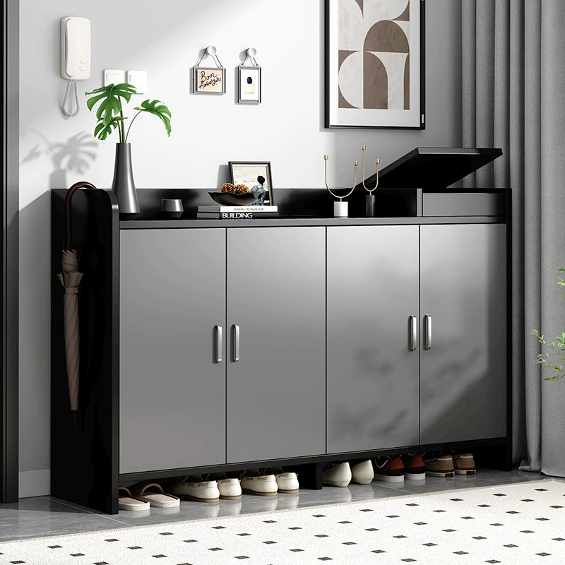 Шкаф для обуви в прихожей для домашнего входного коридора, популярная модель 2025 года, вместительный шкаф для хранения в прихожей, полка для обуви из массива дерева.