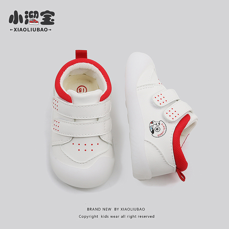 Nuevo doble Velcro zapatos de bebé 0-1-3 años de edad del niño zapatos de bebé masculino inferior suave antideslizante Niña Zapatos de bebé