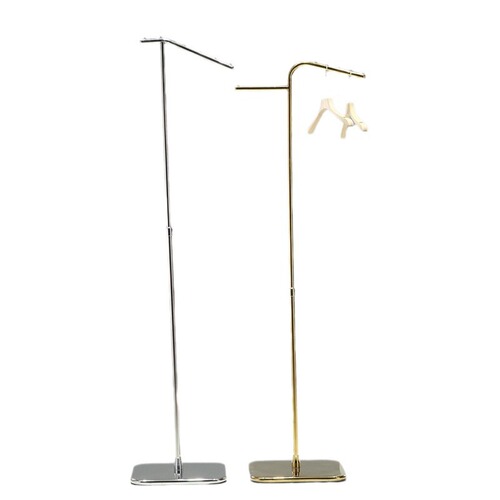 Midori Display Rack, Stainless Steel Floor Standing Rack, Perfect Point Hanger Display Stand for Men's and Women's Clothing Store, Home Window Hanger Display Rack
