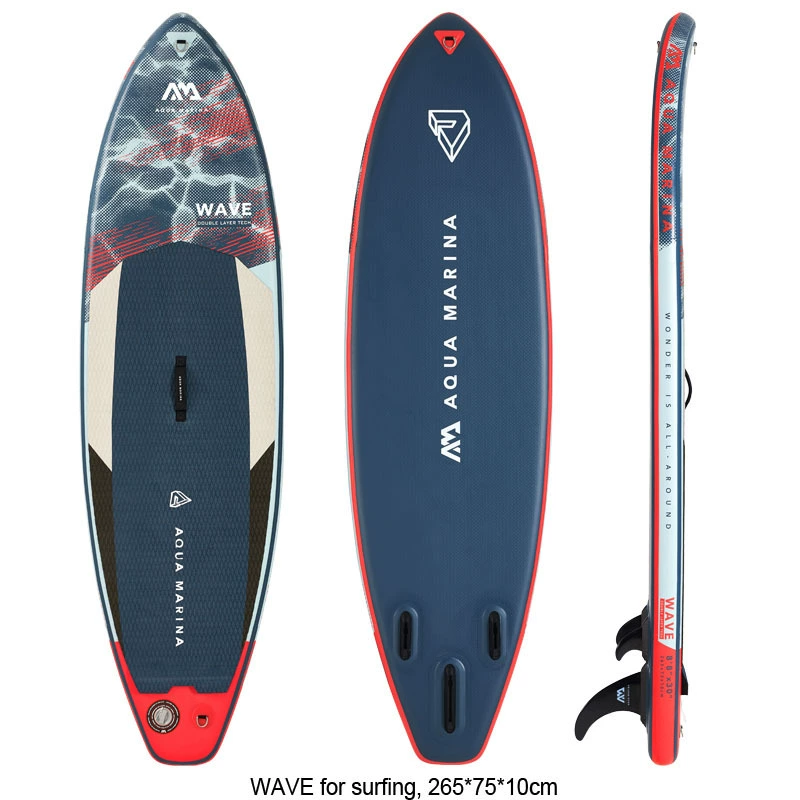 AQUA MARINA подлинная доска для серфинга WAVE надувная стоячая доска 265см двухслойный материал
