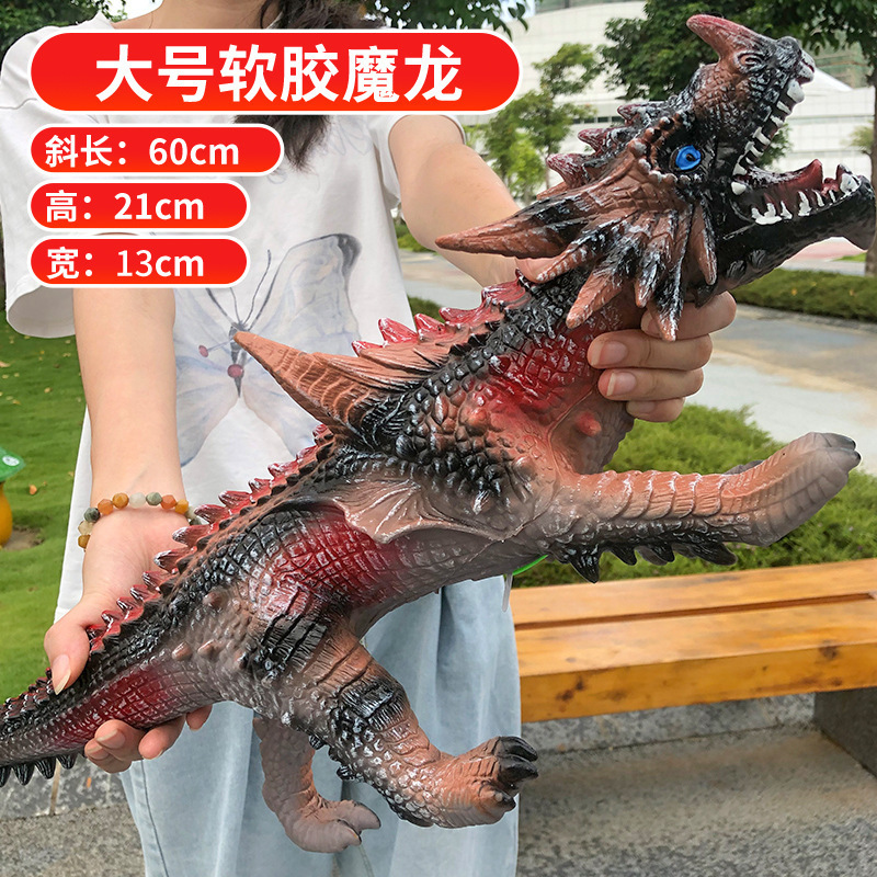 Modelo de Dinosaurio de Simulación Eléctrico de Goma Suave y Plástico Con Sonido para Niños