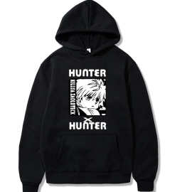 日本动画HUNTER X HUNTER男士卫衣秋季运动衫男士女装时尚品牌设
