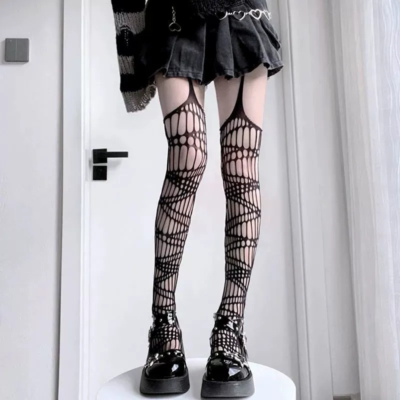Колготки, сеть, стильLolita, утягивающий эффект