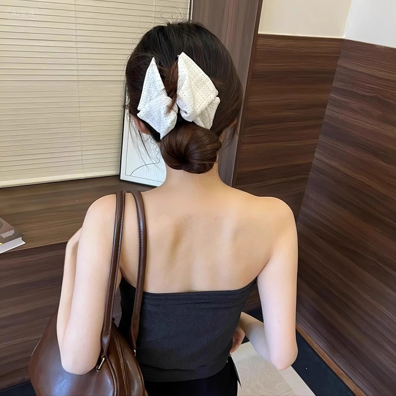 法式布艺三角抓夹女饱满后脑勺半扎发鲨鱼夹头饰时尚发夹气质发饰|undefined