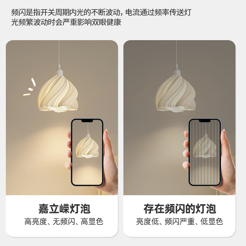 Lámpara sin estroboscópico de bajo voltaje de cabeza de bombilla de tornillo da 26 3000K de corriente constante bombilla de ahorro de energía súper brillante