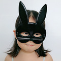 儿童动物兔子面具万圣节舞会节日派对卡通可爱扮演眼罩幼儿园演出